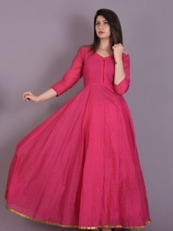 Flared Anarkali Suit for Christmas Party