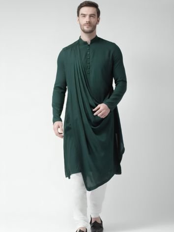 Cowl Drape Kurta for Reception