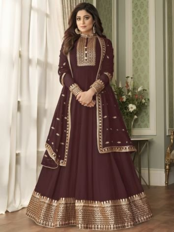 Jacket Anarkali for Reception Party