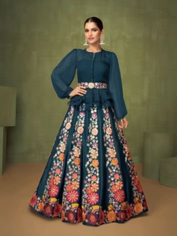indo-Western Gown for Reception Party