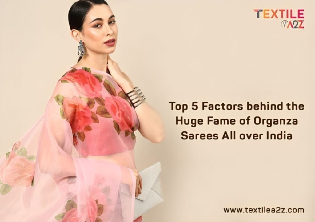 Top 5 Factors behind the Huge Fame of Organza Sarees All over India